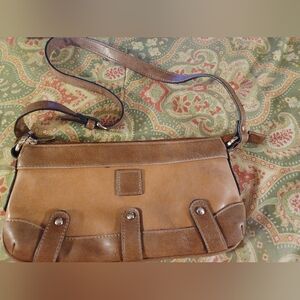 Rina Rich tan brown handbag shoulder bag purse